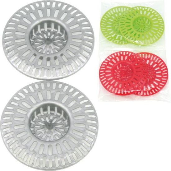 Bild von Abflußsieb 2er Set, 3-fach sortiert, 8cm