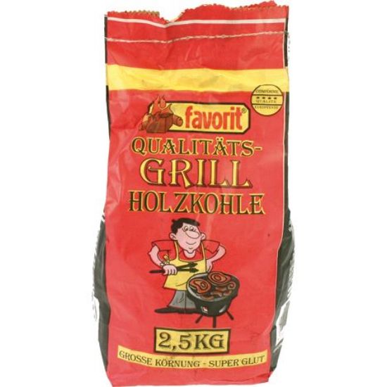 Bild von Grill-/Holzkohle 2,5Kg große Körnung + super Glut