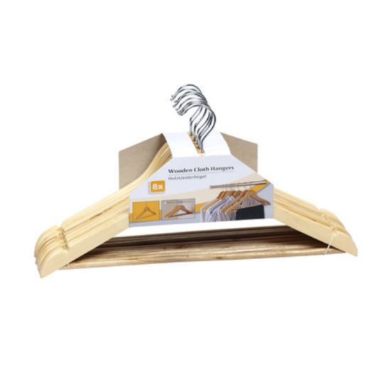 Bild von Holzkleiderbügel 8 Stk.