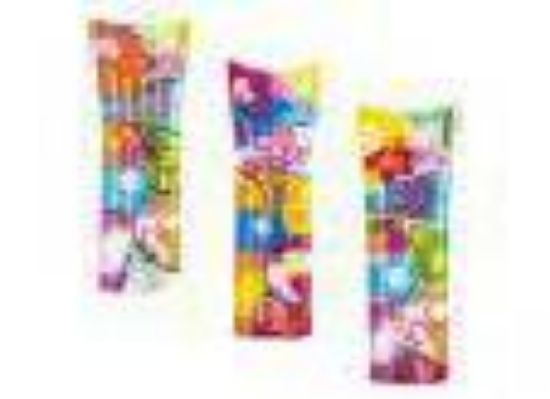 Bild von Luftmatratze "Fashion" ca. 183 x 69 cm, 3-fach sort.