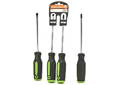 Bild von Schraubendreher,2er Kreuz+Schlitz, magnetisch, 25 cm , Dm. 6 mm