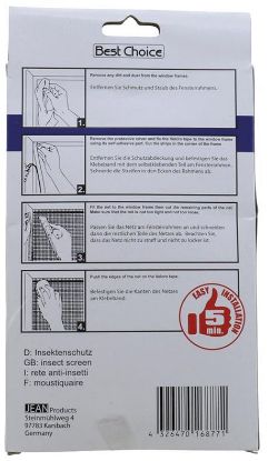 Bild von Fliegenschutz für Fenster 120x120+130x150cm