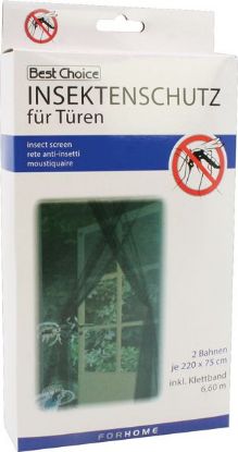 Bild von Fliegenschutz f.d.Tür 2 Bahnen a 75x220cm+Klettb